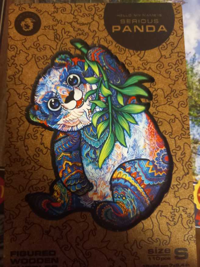 Serious Panda - Unidragon puzzle collectible [Barcode 4620755024623] - Main Image 2