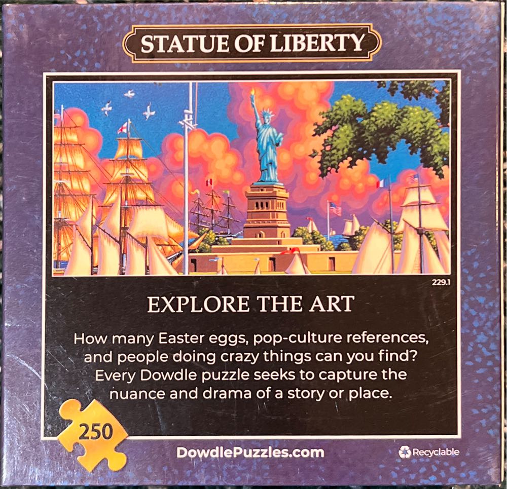 Statue Of Liberty-NEW - Dowdle puzzle collectible - Main Image 4