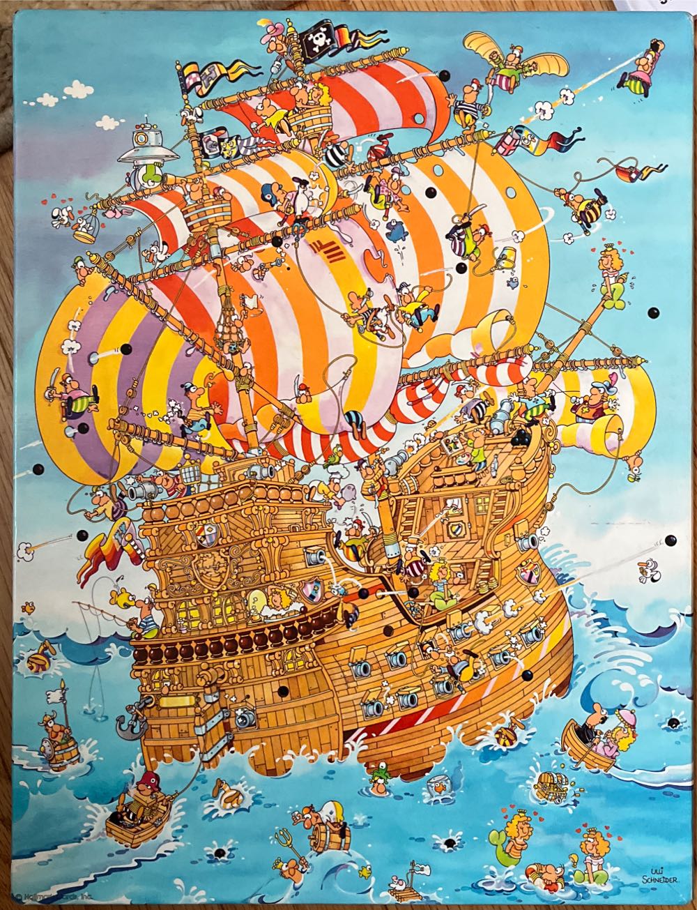 High Jinks In The High Seas - Springbok puzzle collectible [Barcode 070000017438] - Main Image 1