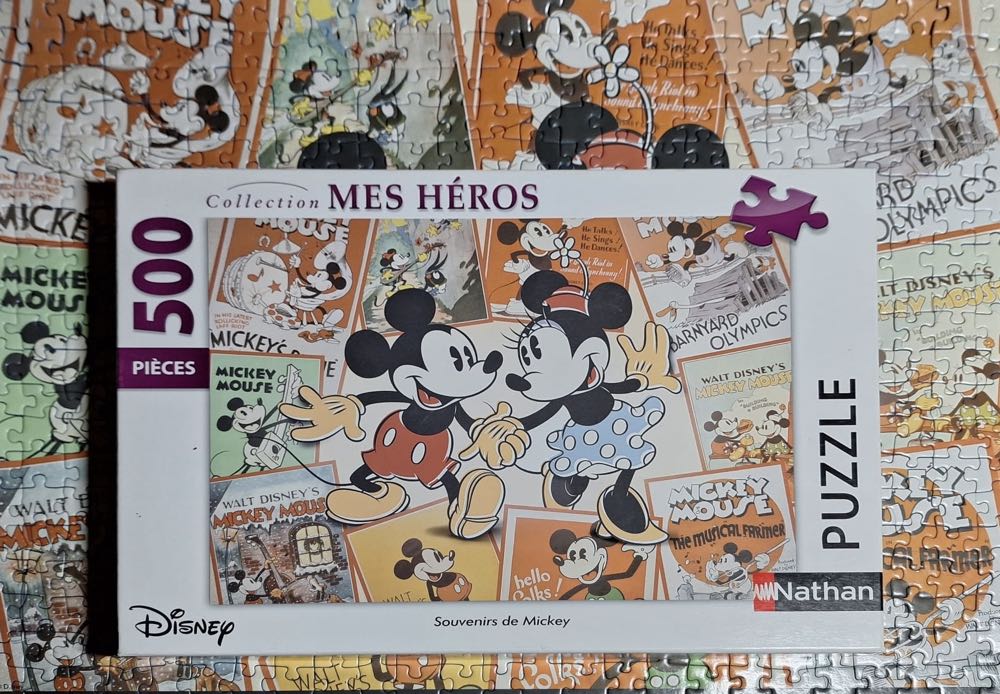 Souvenirs De Mickey Disney - Ravensburger/Nathan puzzle collectible [Barcode 4005556872176] - Main Image 4
