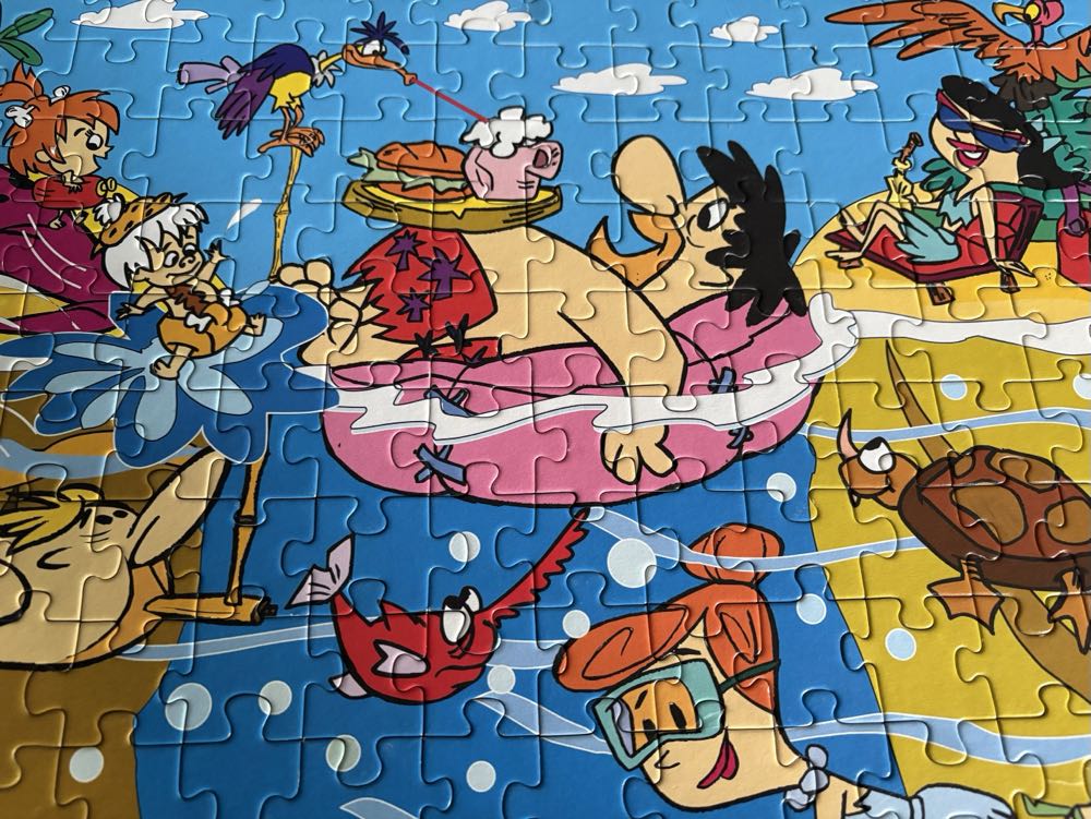 Water Fun With The Flintstones - Ravensburger puzzle collectible [Barcode 4005556126378] - Main Image 3