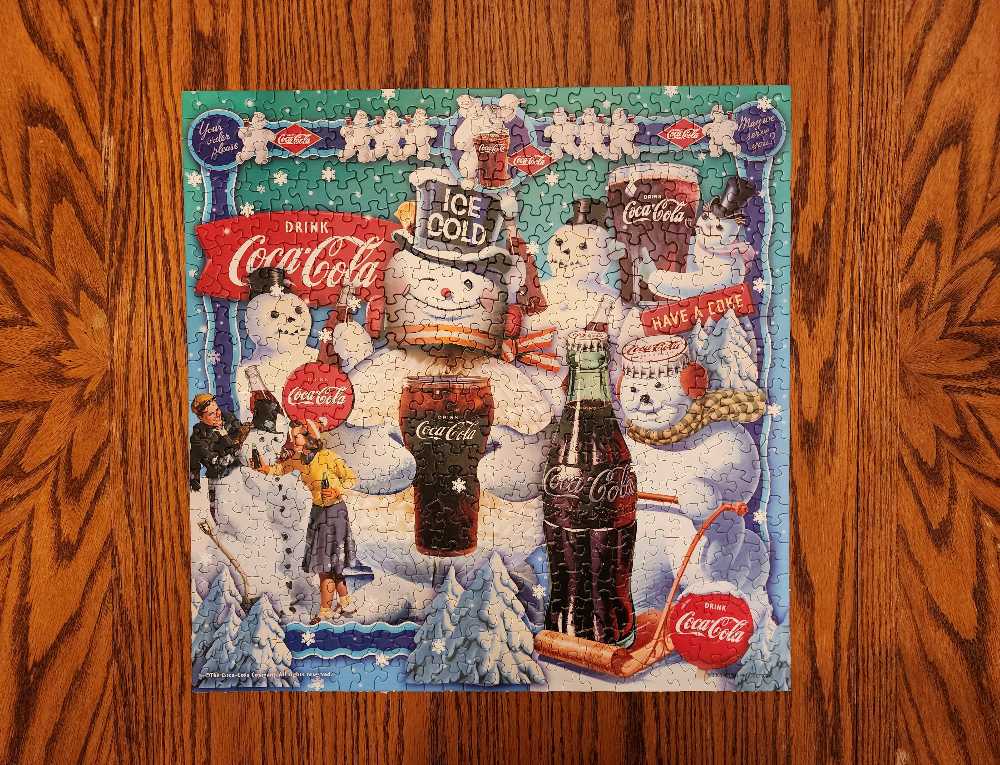 Snowmans Delight - Springbok puzzle collectible [Barcode 091683025039] - Main Image 2