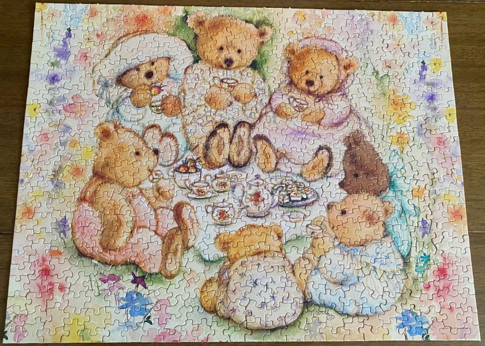 Mary’s Bears Tea Party Picnic*^ - Springbok (Vintage) puzzle collectible - Main Image 2