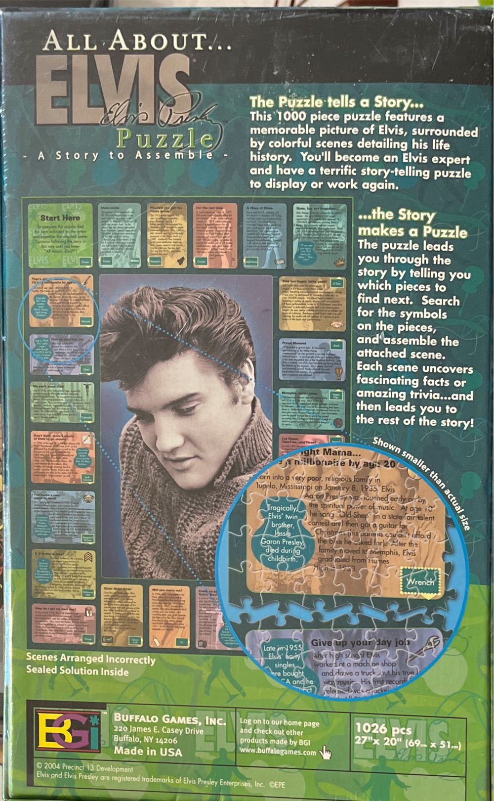 Elvis : All About Elvis Piece Jigsaw Puzzle - Buffalo Games puzzle collectible [Barcode 079346007851] - Main Image 2