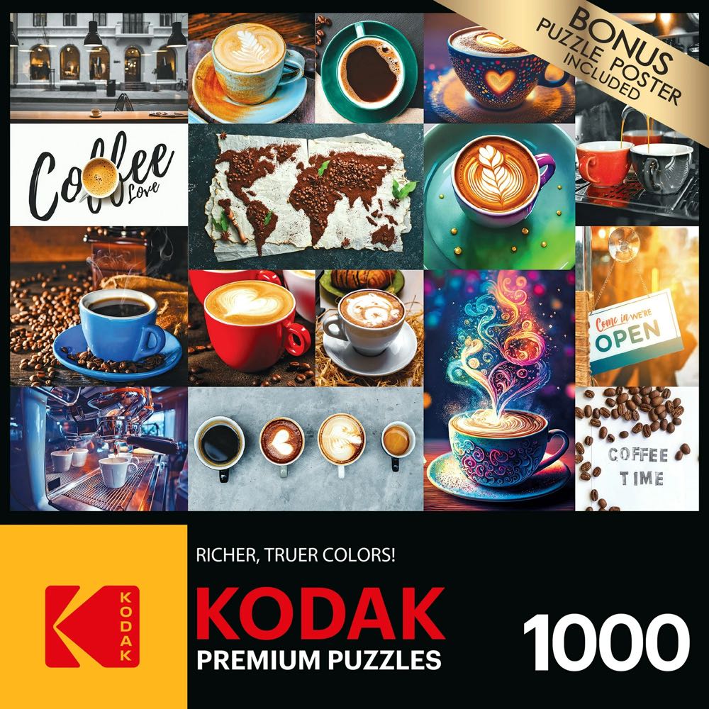 Love Coffee - Kodak / Cra-Z-Art puzzle collectible [Barcode 4895145433440] - Main Image 2