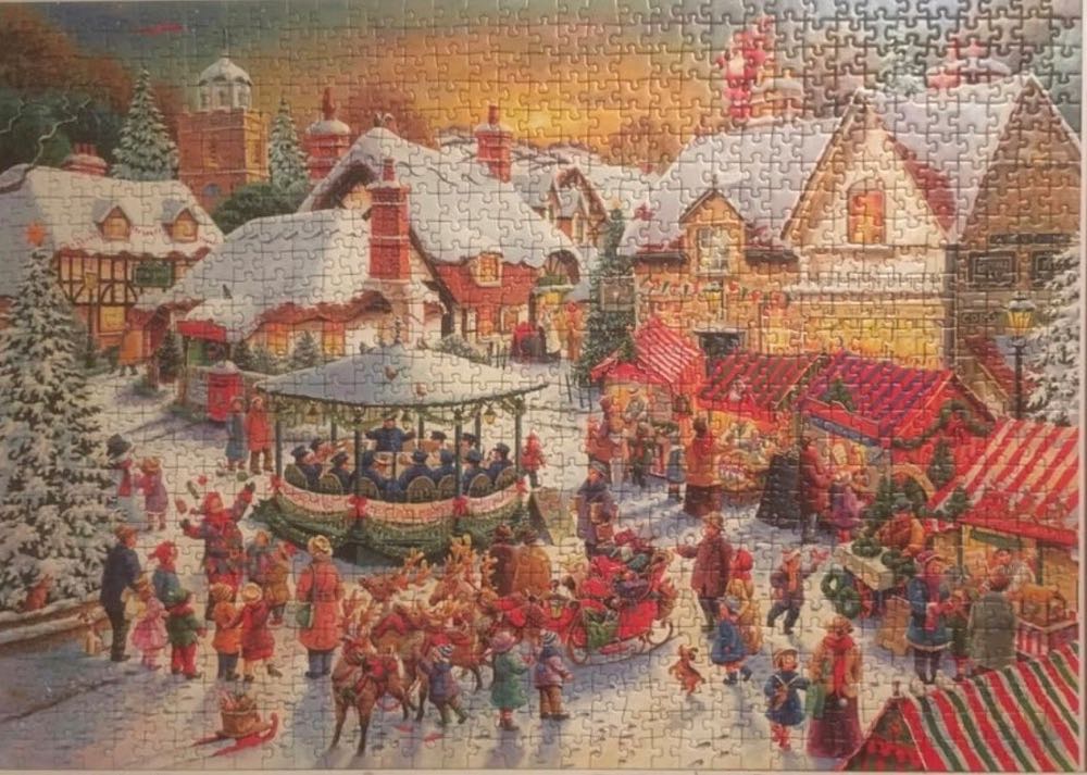 Christmas Market - Ravensburger puzzle collectible [Barcode 4005556155361] - Main Image 3