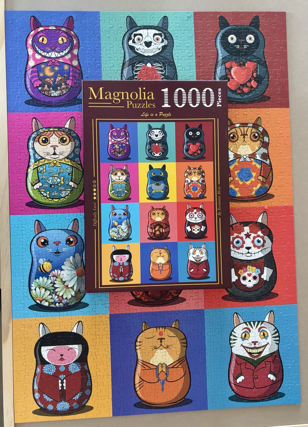 Catroyshka - Magnolia Puzzle puzzle collectible [Barcode 8699375066944] - Main Image 4
