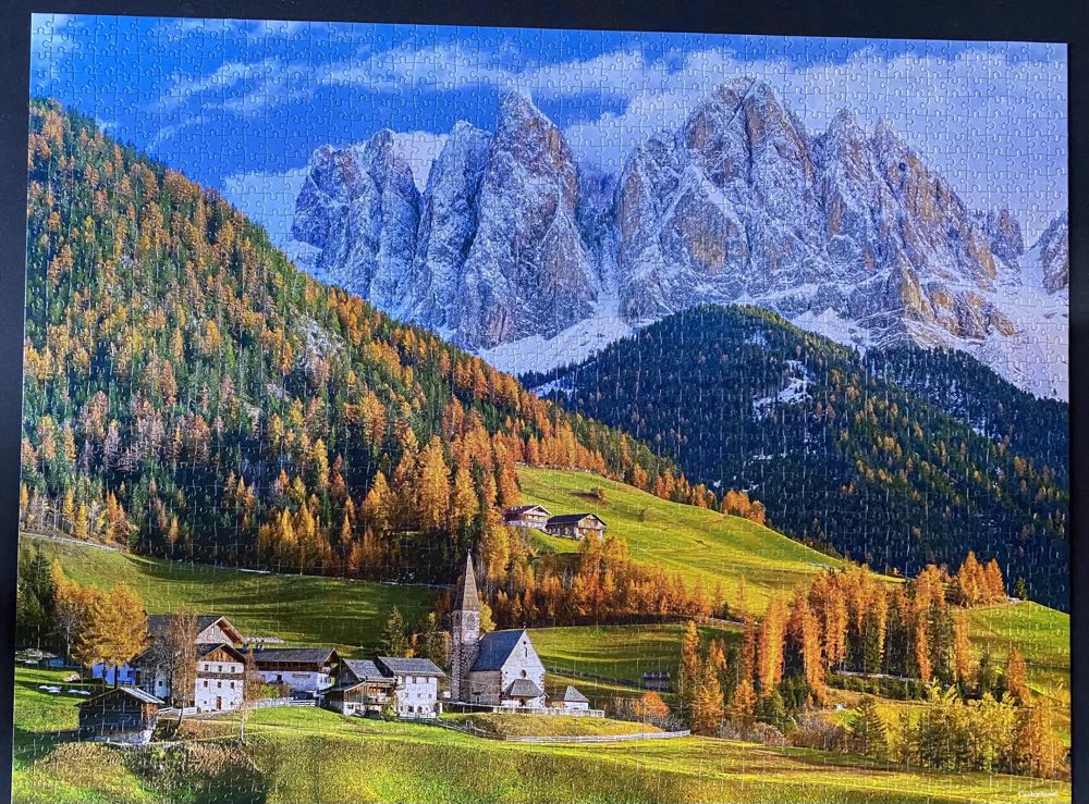 Church Of St. Magdalena, Dolomites - Castorland Puzzle puzzle collectible [Barcode 5904438200610] - Main Image 2