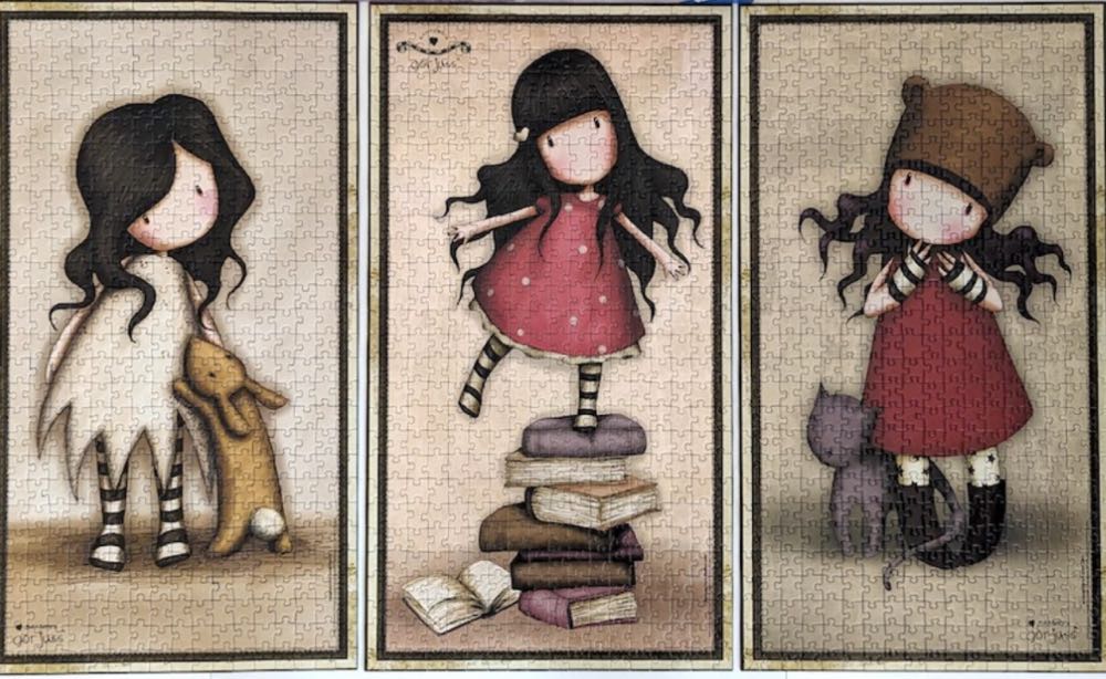 Simply Gorjuss Triplych (Karli €9,29) - Ravensburger puzzle collectible [Barcode 4005556162710] - Main Image 3