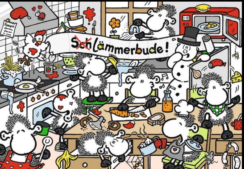 Lamb Shack / (Sch)Lammerbude - Ravensburger puzzle collectible [Barcode 4005556193424] - Main Image 2