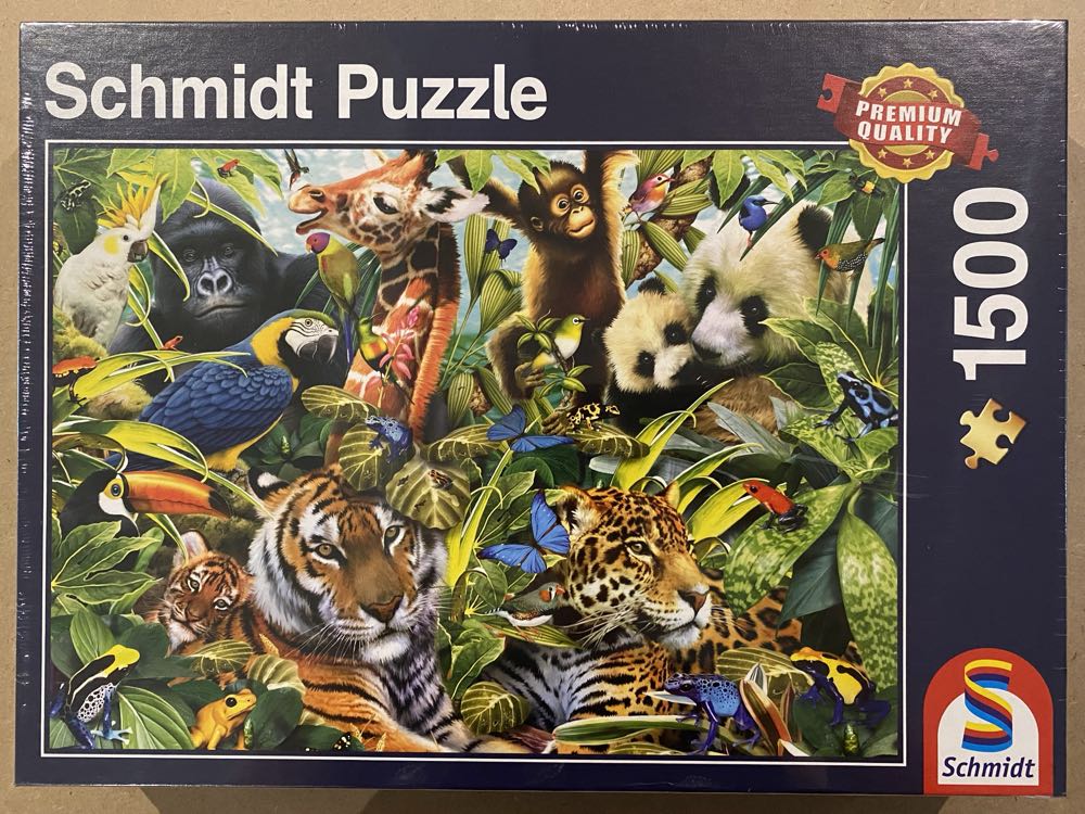 Schmidt - Colorful Animal Kingdom - Schmidt puzzle collectible - Main Image 1