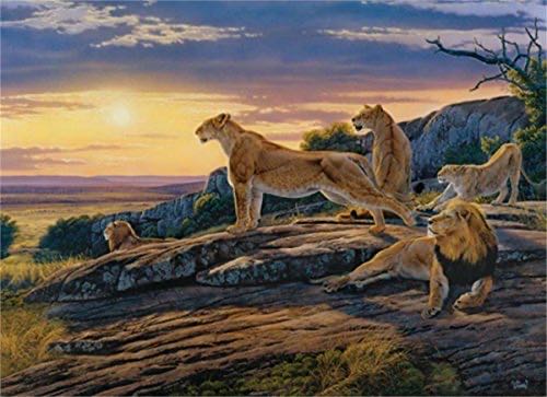 Lion’s Pride - Master Pieces puzzle collectible [Barcode 705988708152] - Main Image 1
