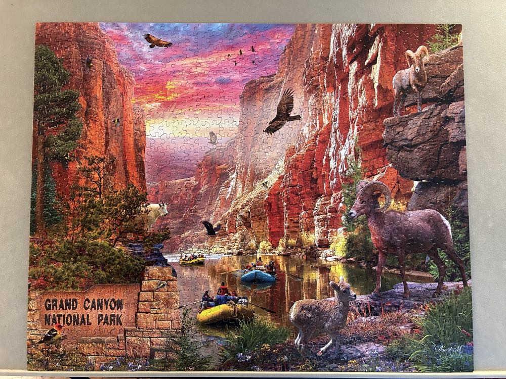 Grand Canyon National Park - White Mountain 🇺🇸 puzzle collectible [Barcode 724819266272] - Main Image 2