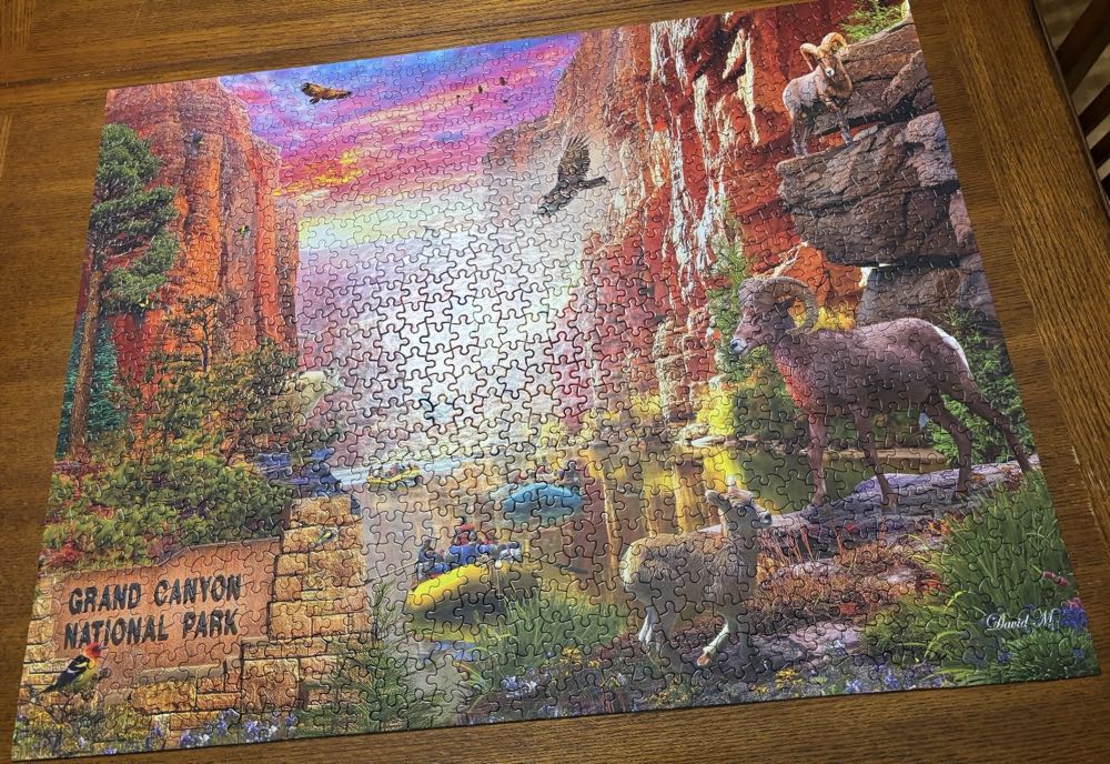 Grand Canyon National Park - White Mountain 🇺🇸 puzzle collectible [Barcode 724819266272] - Main Image 3