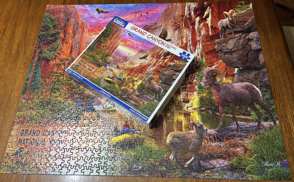 Grand Canyon National Park - White Mountain 🇺🇸 puzzle collectible [Barcode 724819266272] - Main Image 4