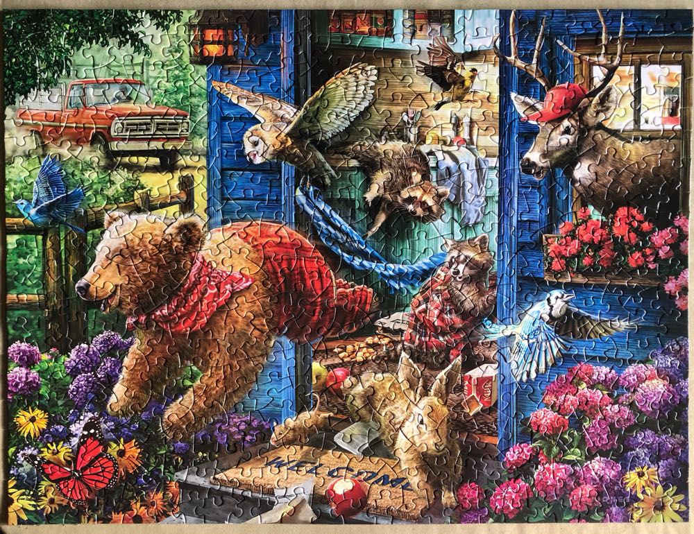 Who Left The Door Open - Bits & Pieces 🇺🇸 puzzle collectible [Barcode 192949030740] - Main Image 2