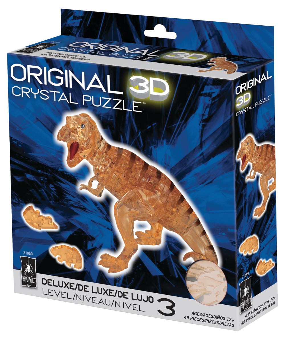 3d Crystal T-REX Lvl 3  puzzle collectible [Barcode 023332310593] - Main Image 2