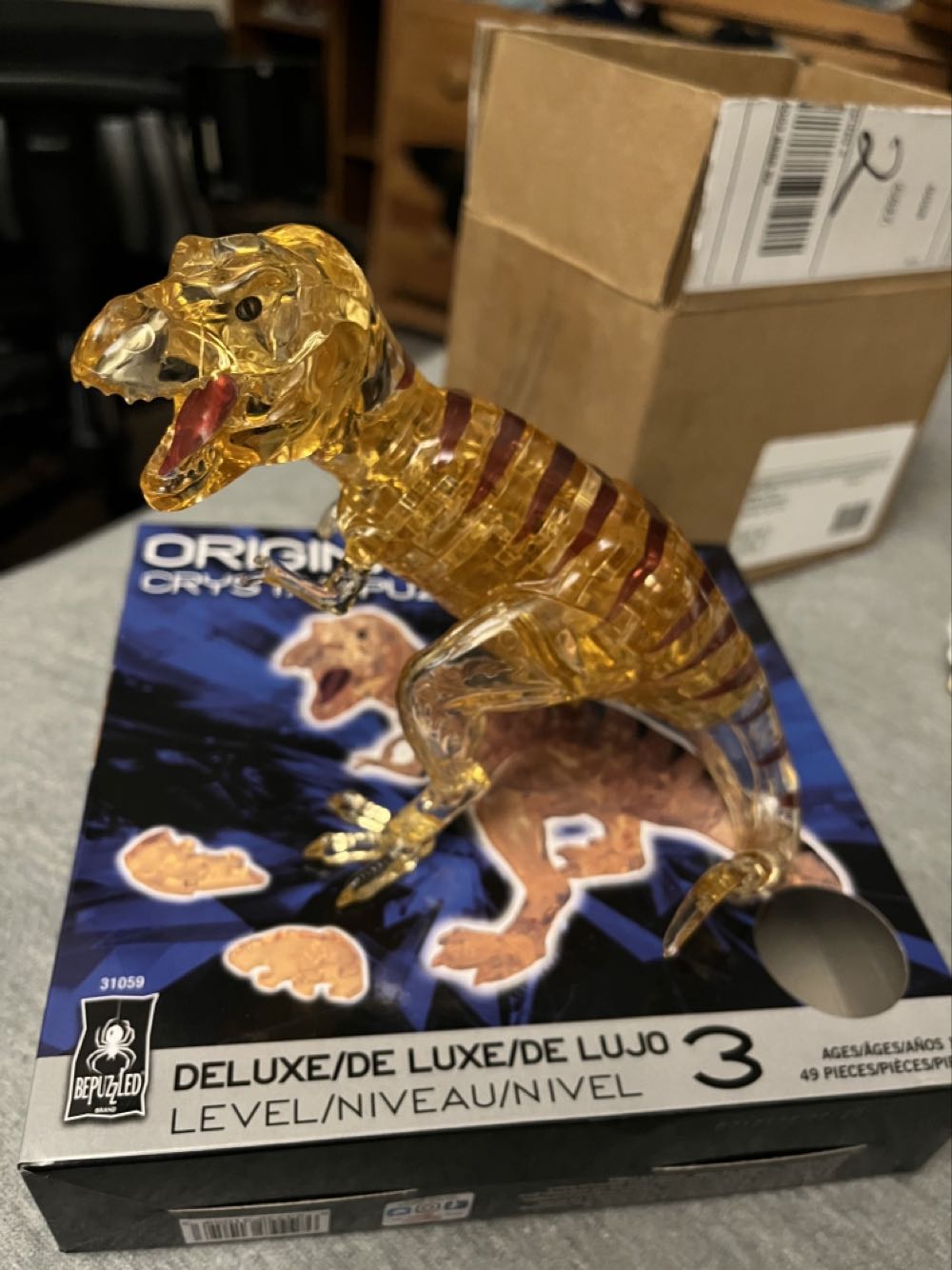 3d Crystal T-REX Lvl 3  puzzle collectible [Barcode 023332310593] - Main Image 3