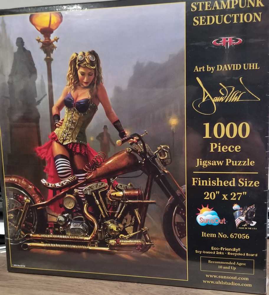 Steampunk Seduction - SunsOut puzzle collectible [Barcode 796780670563] - Main Image 2