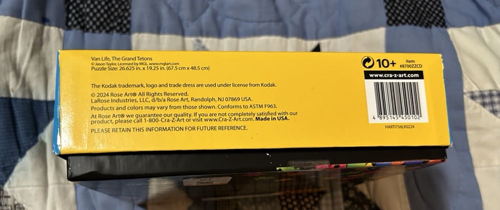 Van Life, The Grand Tetons - Kodak puzzle collectible [Barcode 4895145450102] - Main Image 2