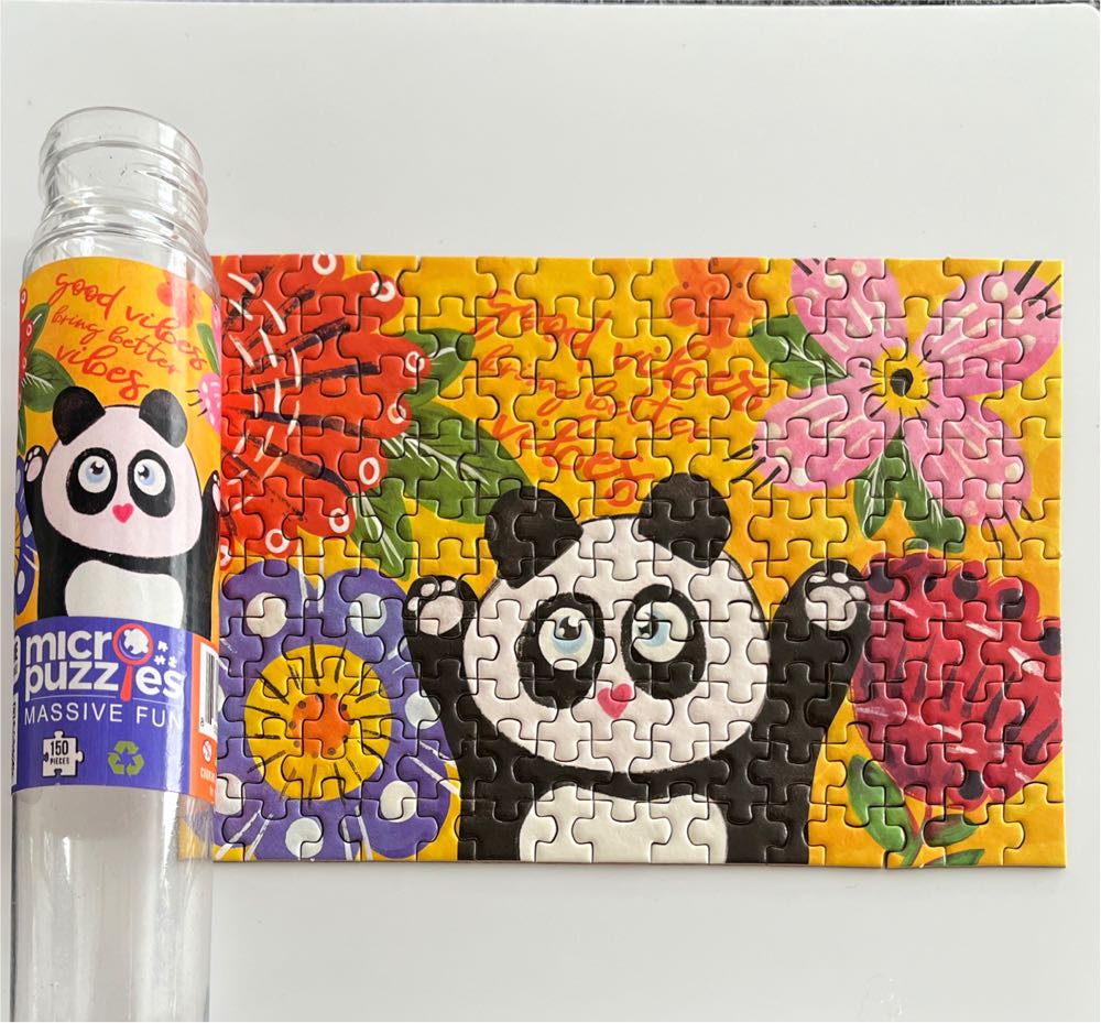 Panda Good Vibes - Micro Puzzles puzzle collectible [Barcode 850020243020] - Main Image 2