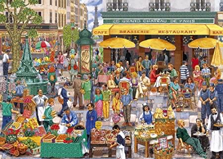 Parisienne Market - Gibsons puzzle collectible [Barcode 5012269060225] - Main Image 2