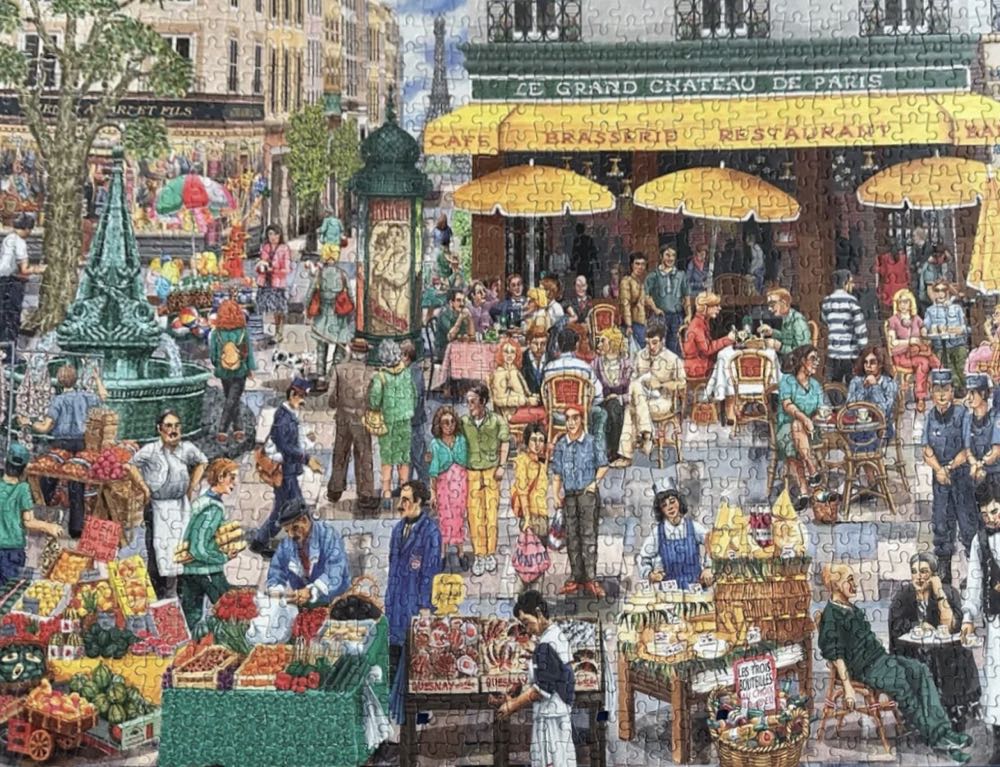 Parisienne Market - Gibsons puzzle collectible [Barcode 5012269060225] - Main Image 3