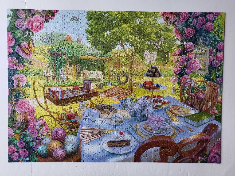 Junes Journey Tea In The Garden - Schmidt puzzle collectible [Barcode 4001504599744] - Main Image 2