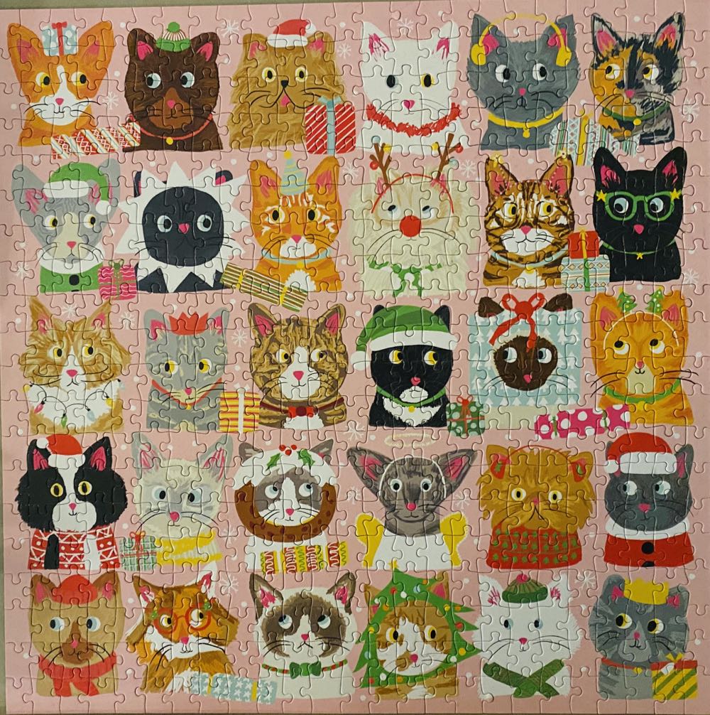 Festive Fur Balls - Galison puzzle collectible - Main Image 2