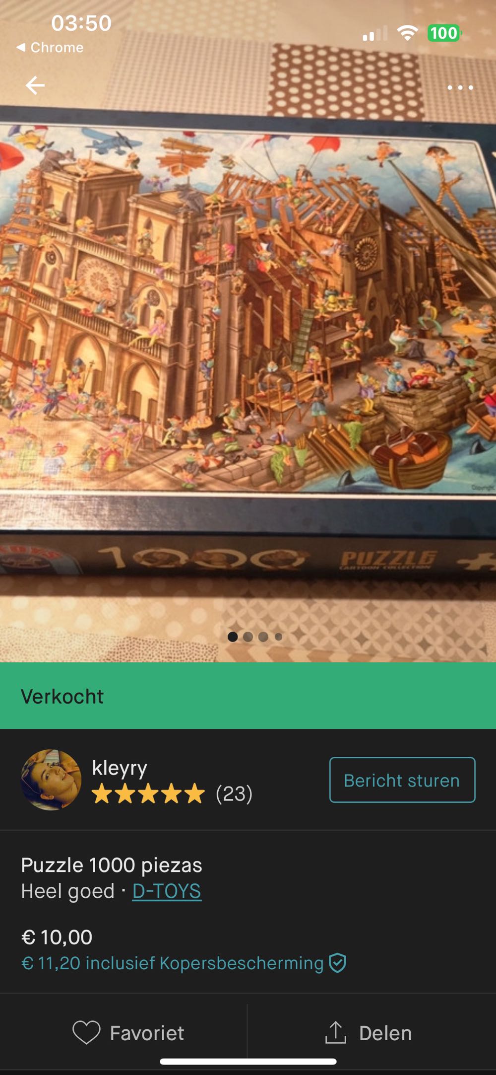 Notre Dame 📍 - D-TOYS puzzle collectible [Barcode 5947502877752] - Main Image 4