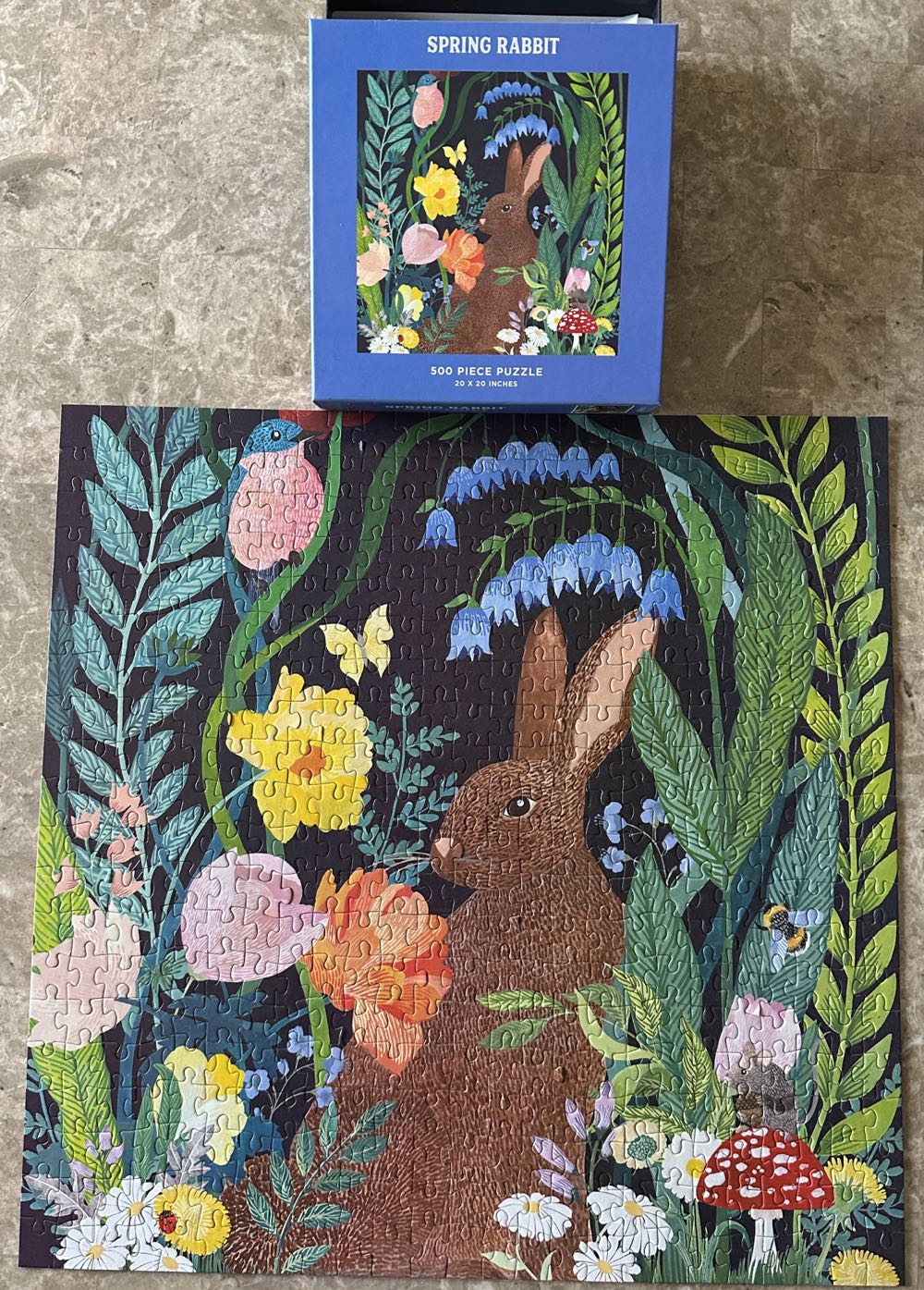 Spring Rabbit - Galison puzzle collectible [Barcode 9780735374508] - Main Image 2