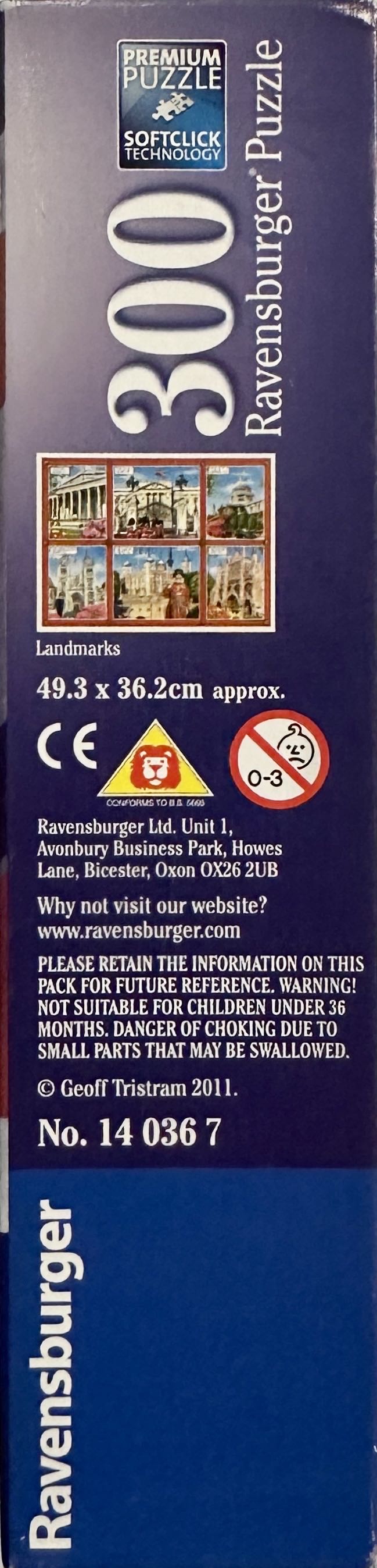 Landmarks: I ❤️ London (SOLD) - Ravensburger puzzle collectible [Barcode 4005556140367] - Main Image 2