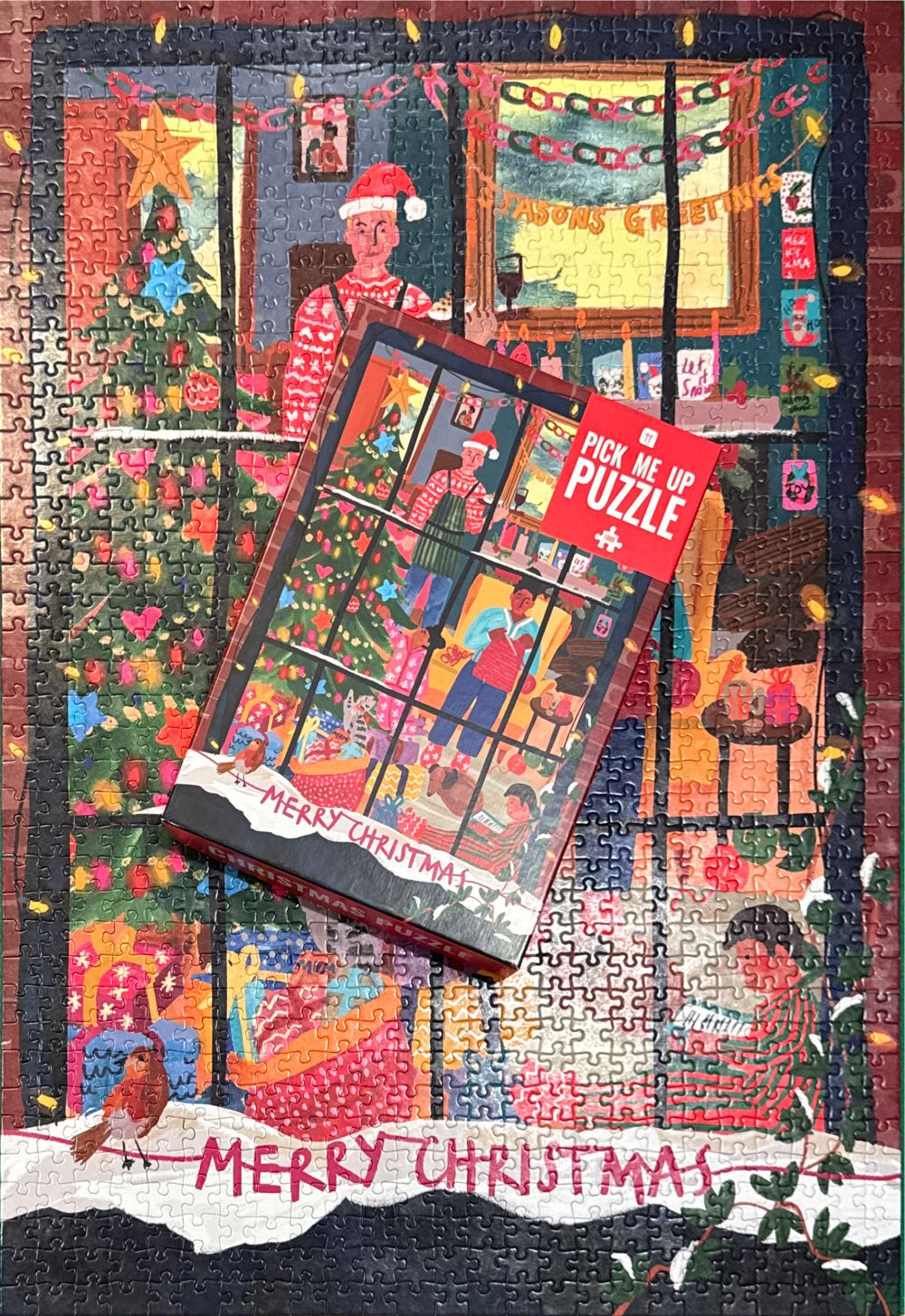 Christmas Window - Talking Tables puzzle collectible [Barcode 5052715127867] - Main Image 3