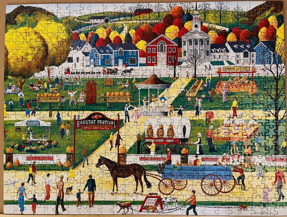 Harvest Festival - Master Pieces Signature Collection puzzle collectible [Barcode 705988377679] - Main Image 2