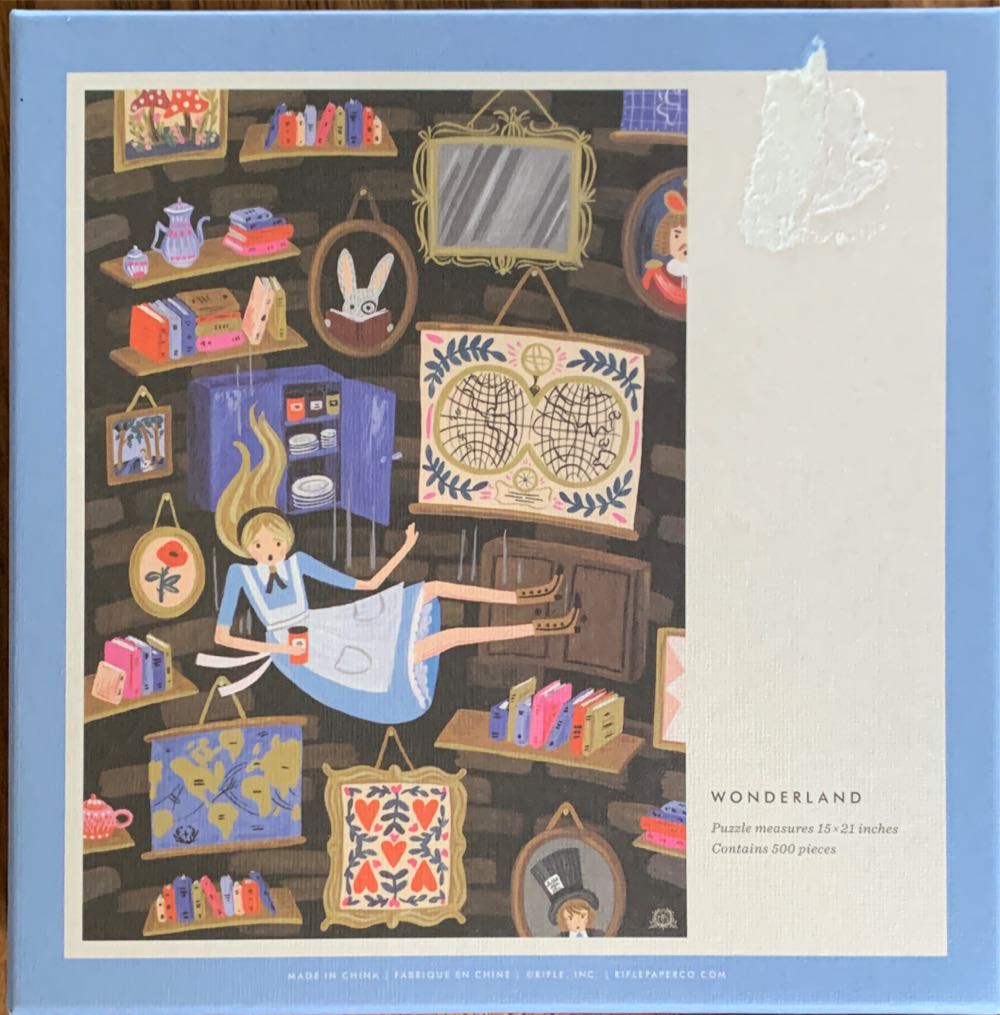 Wonderland - Rifle Paper Co puzzle collectible [Barcode 842967118486] - Main Image 3