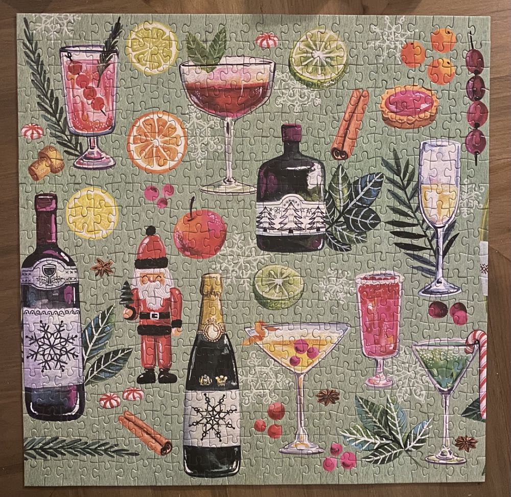 Festive Drinks - Galison puzzle collectible [Barcode 9780735377578] - Main Image 3