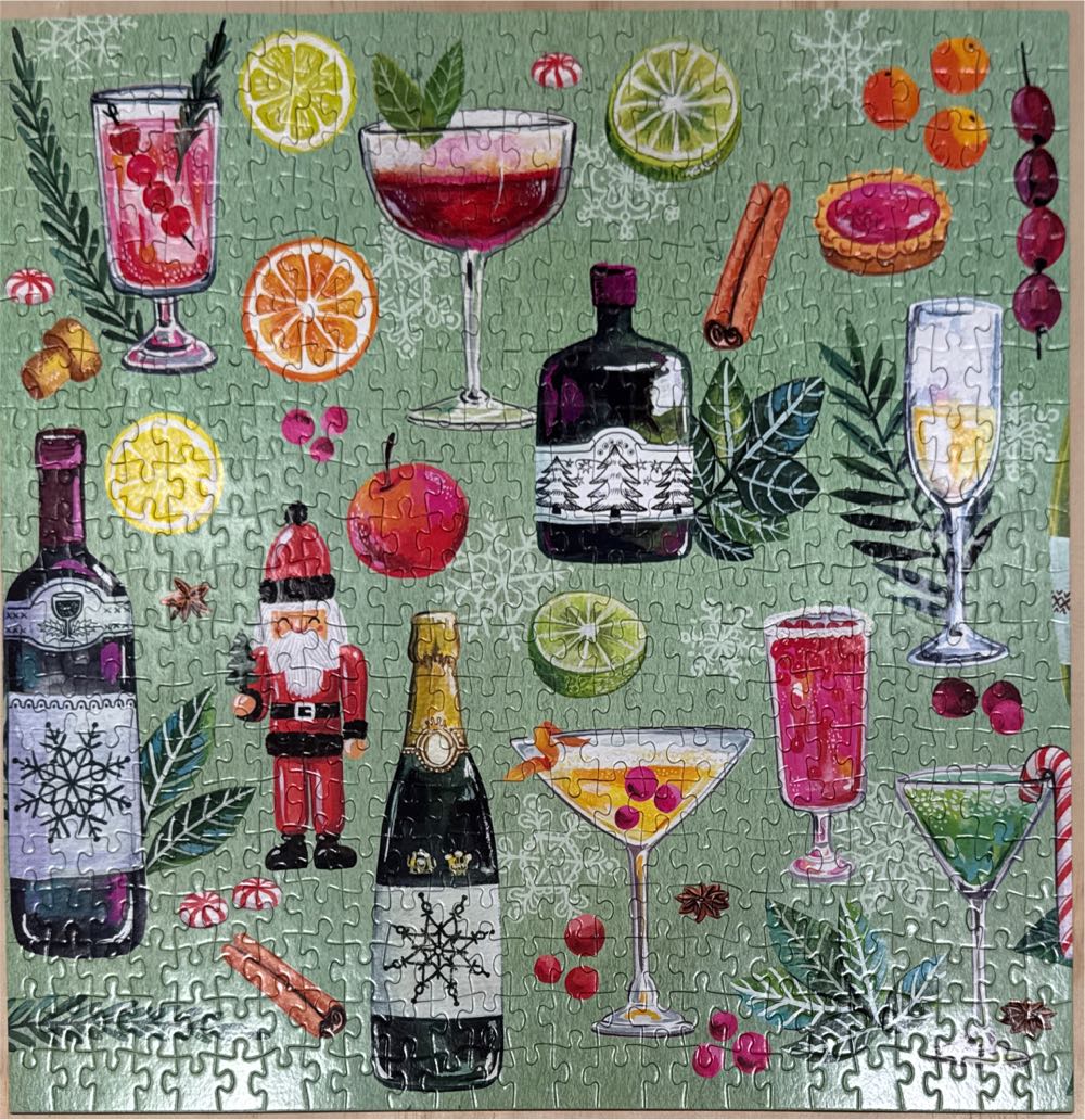 Festive Drinks - Galison puzzle collectible [Barcode 9780735377578] - Main Image 4