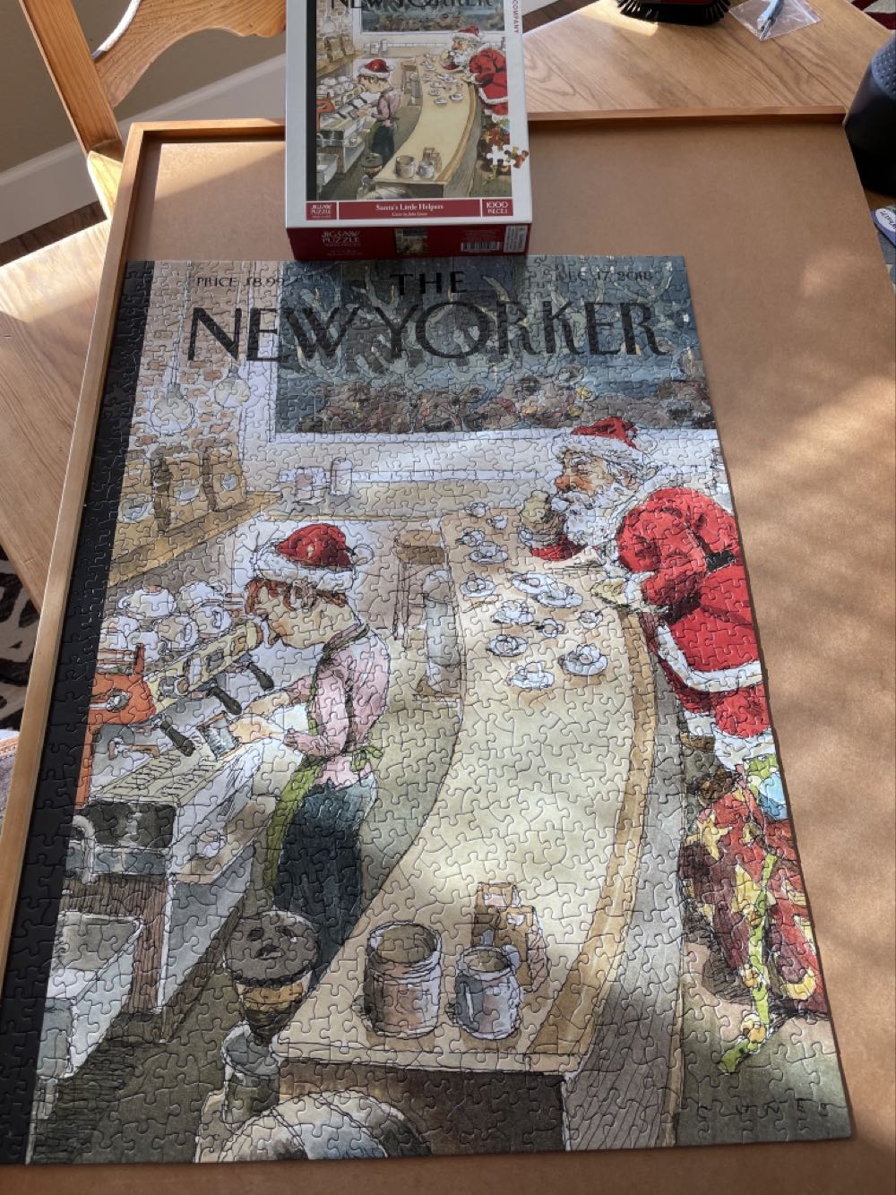 New Yorker Santa’s Little Helpers Piece Jigsaw Puzzle - New York Puzzle Company puzzle collectible [Barcode 819844015961] - Main Image 2
