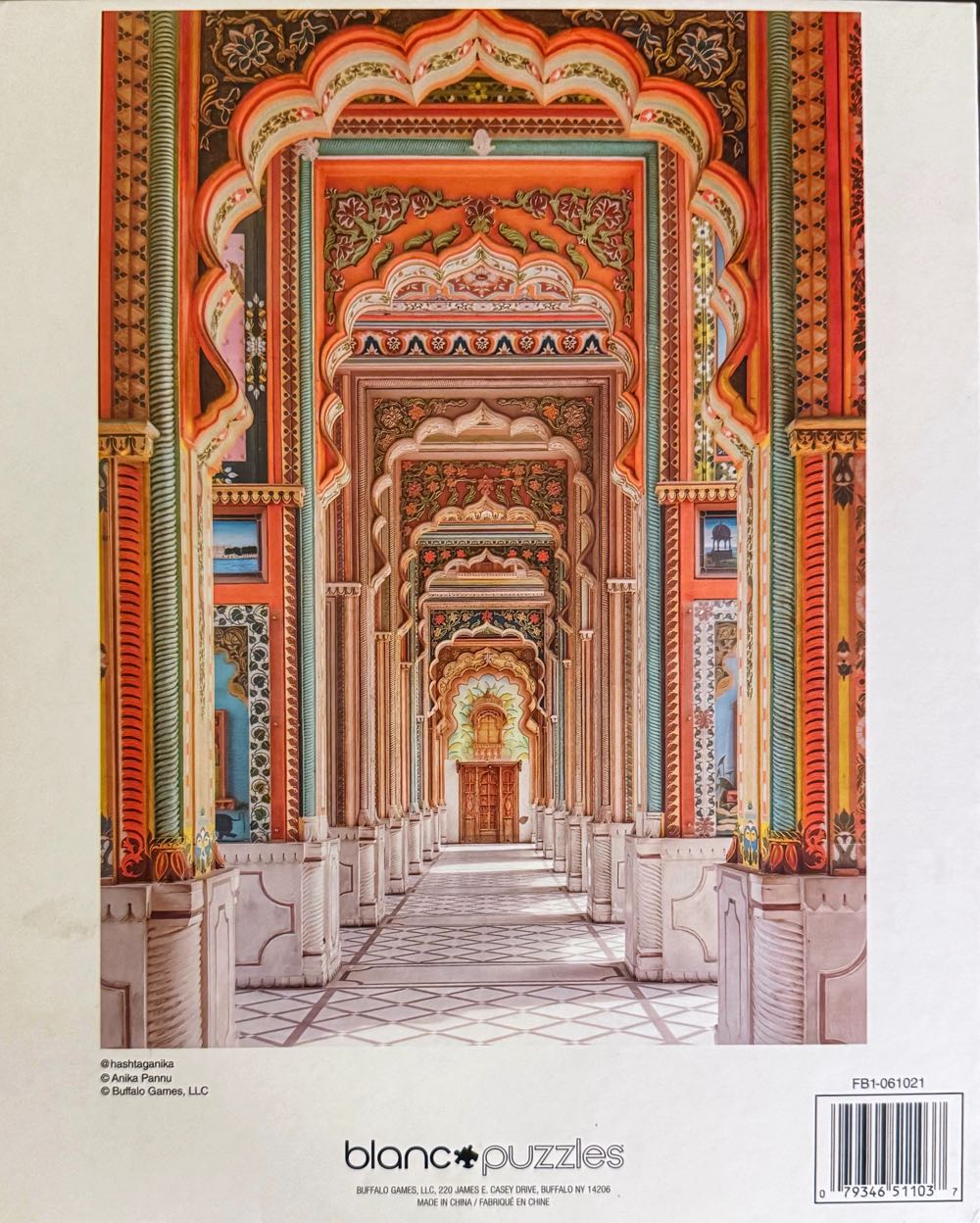Patrika Gate India - Blanc By Buffalo puzzle collectible [Barcode 079346511037] - Main Image 3