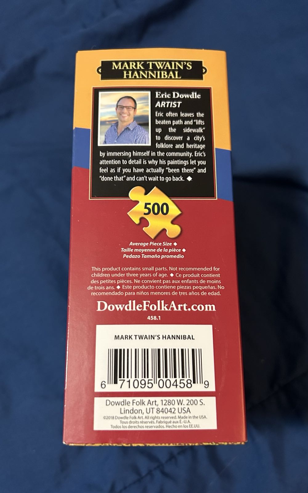 Mark Twain’s Hannibal - Dowdle puzzle collectible [Barcode 671095004589] - Main Image 2