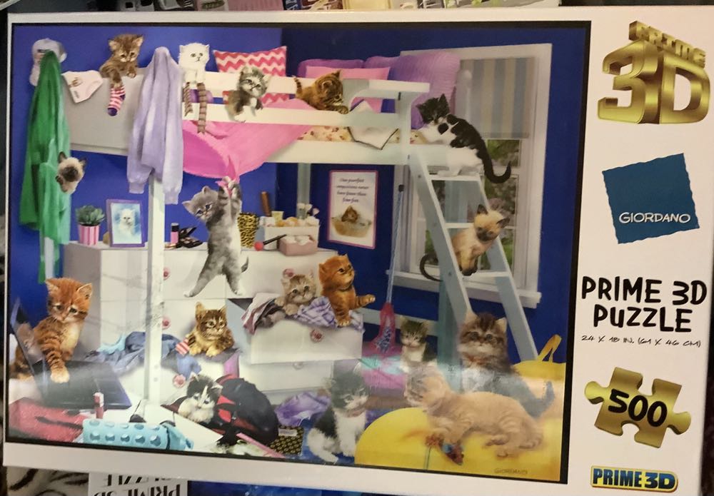 Messy Bedroom Kittens - Puzzlr puzzle collectible - Main Image 3