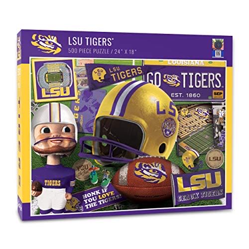 Lsu Tigers Retro Series Puzzle  puzzle collectible [Barcode 810030950134] - Main Image 1