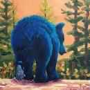 New York 100 Bear Bum Mini 100 - Paul Thurlby puzzle collectible [Barcode 819844011499] - Main Image 1