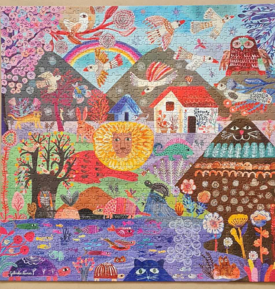 Equatorial Jungle - eeBoo Puzzles puzzle collectible [Barcode 689196513640] - Main Image 4