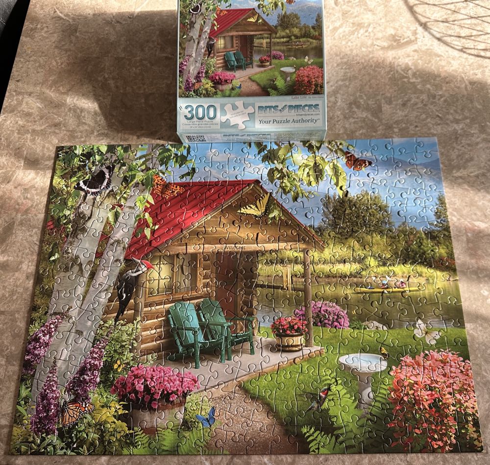 Lake Life /Jerry Kramer  - Bits & Pieces puzzle collectible [Barcode 192949062352] - Main Image 2