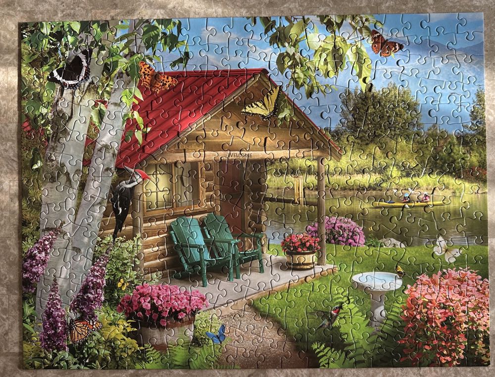 Lake Life /Jerry Kramer  - Bits & Pieces puzzle collectible [Barcode 192949062352] - Main Image 3