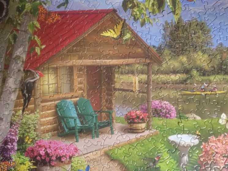 Lake Life /Jerry Kramer  - Bits & Pieces puzzle collectible [Barcode 192949062352] - Main Image 4