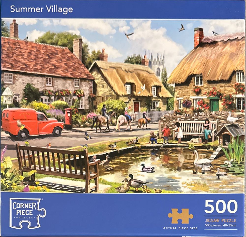 Summer Village - Corner Piece puzzle collectible [Barcode 5052089304024] - Main Image 1