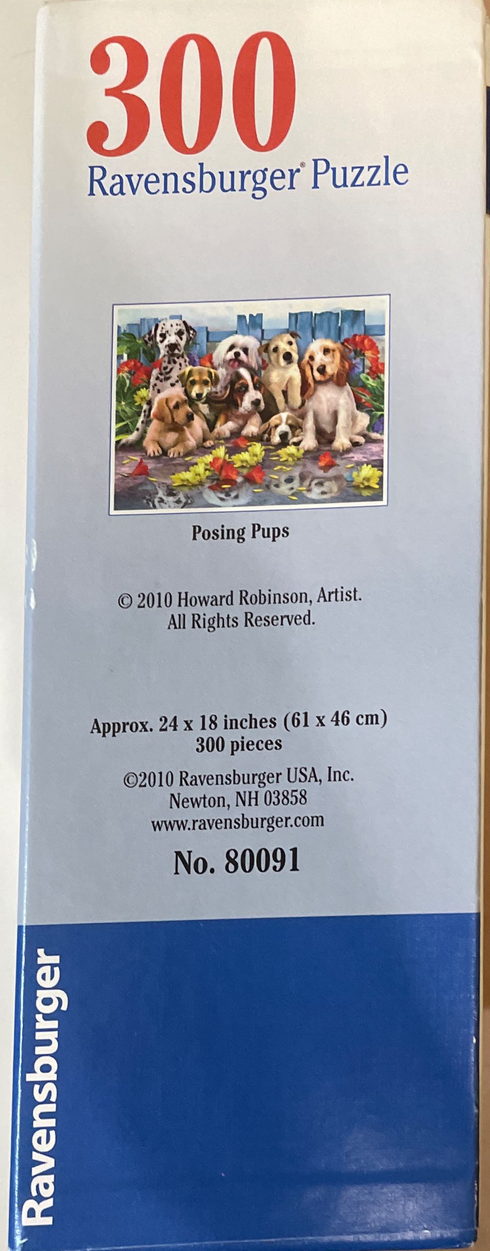 Posing Pups Annie H  - Ravensburger puzzle collectible [Barcode 666273800916] - Main Image 2