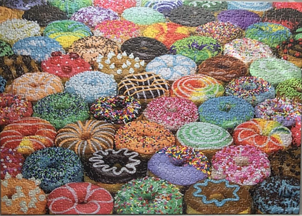 *Difficult Donuts - Colorcraft puzzle collectible [Barcode 854879008687] - Main Image 2
